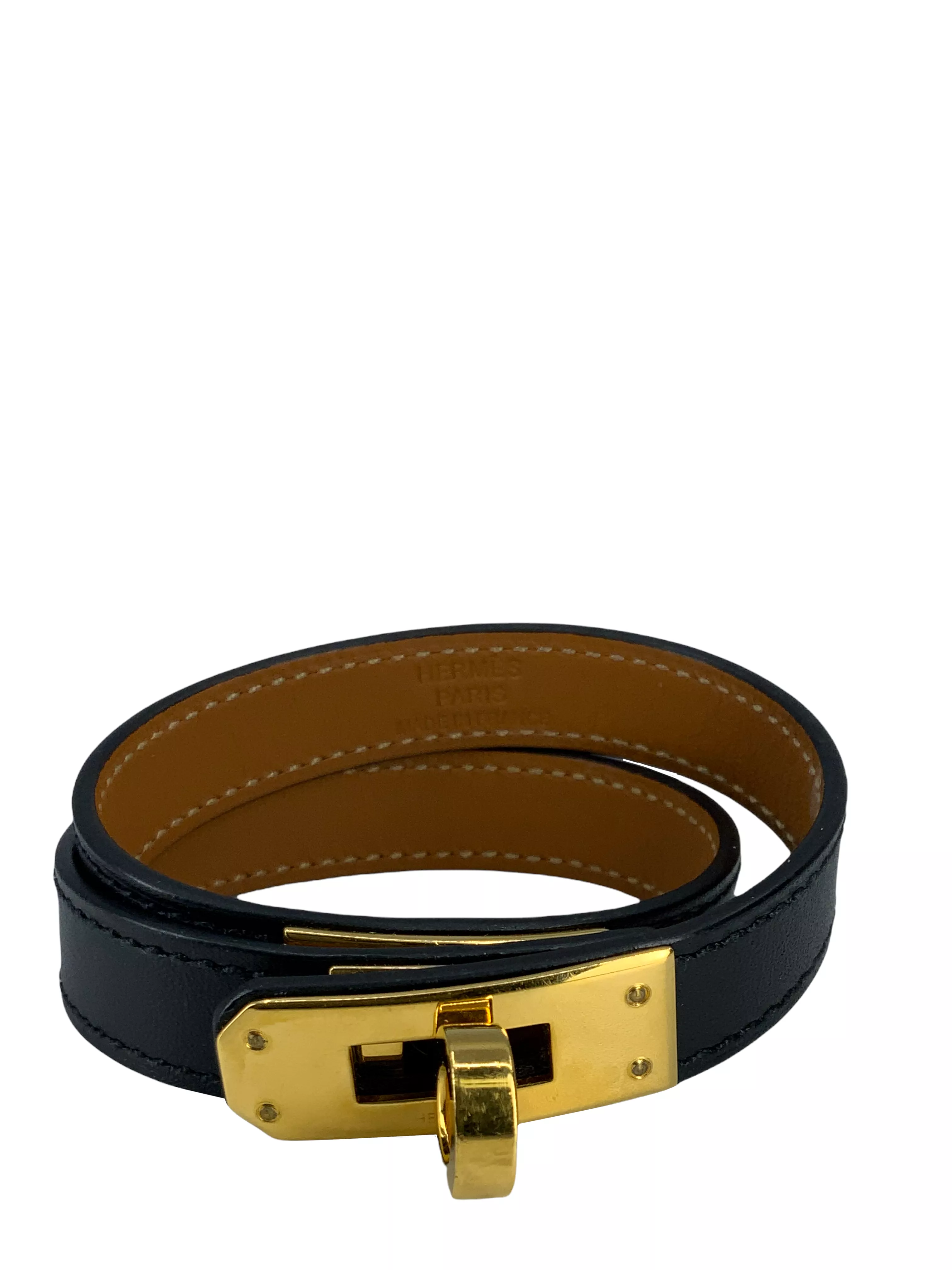 Hermes Kelly Double Tour Bracelet Size M