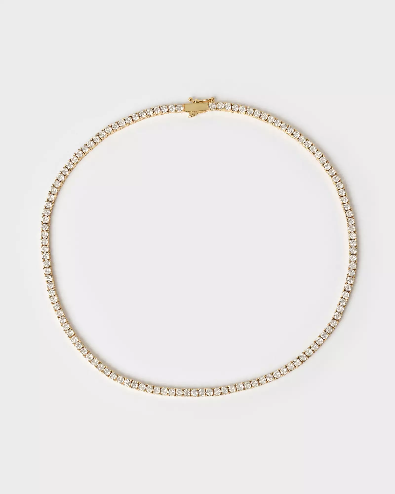 Izoa Novella Tennis Choker Gold