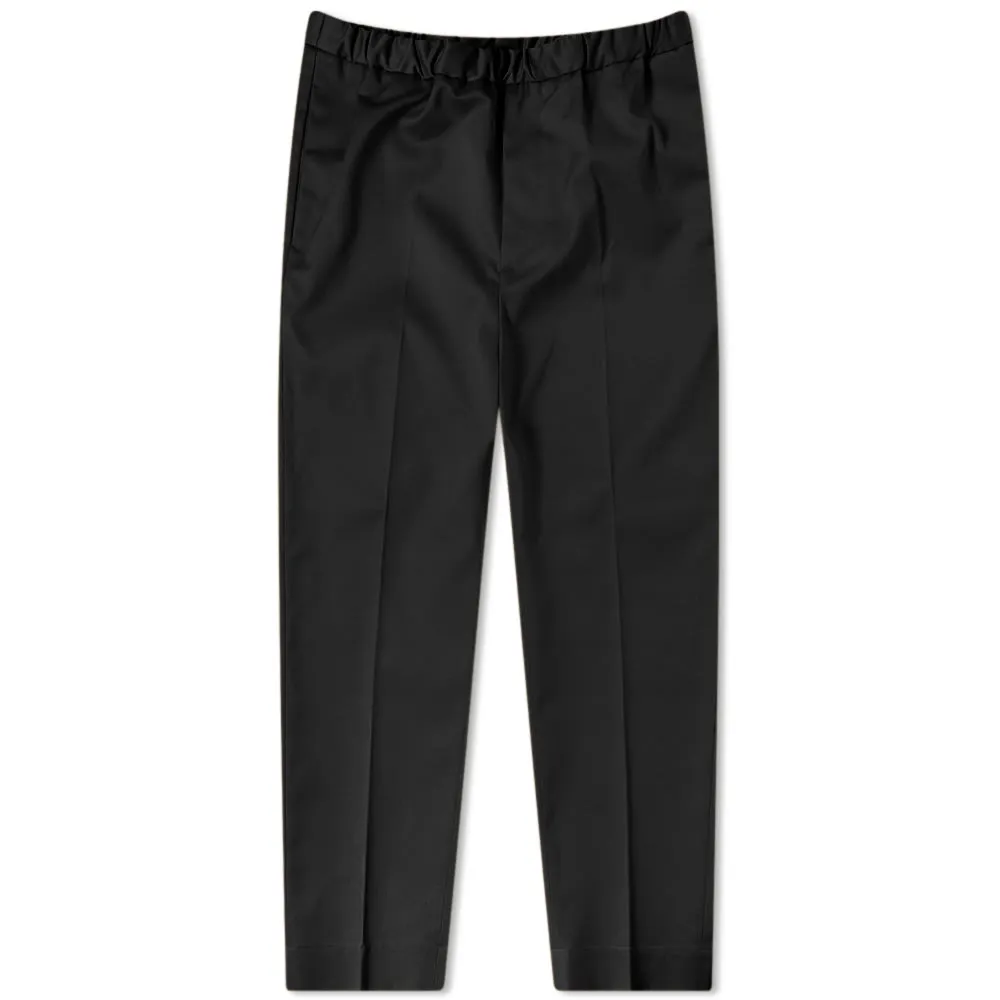 Jil Sander Cotton Cropped TrouserBlack