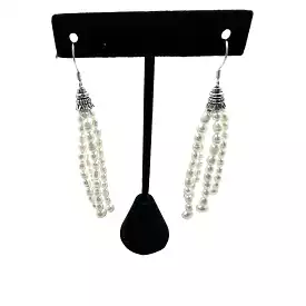 Karla Pearl Tassel Drop Earrings