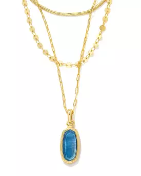 Kendra Scott Framed Dani Triple Strand Necklace