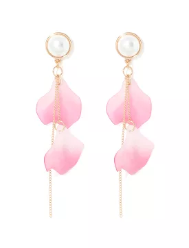 Lisa Petal Flower Drop Earrings