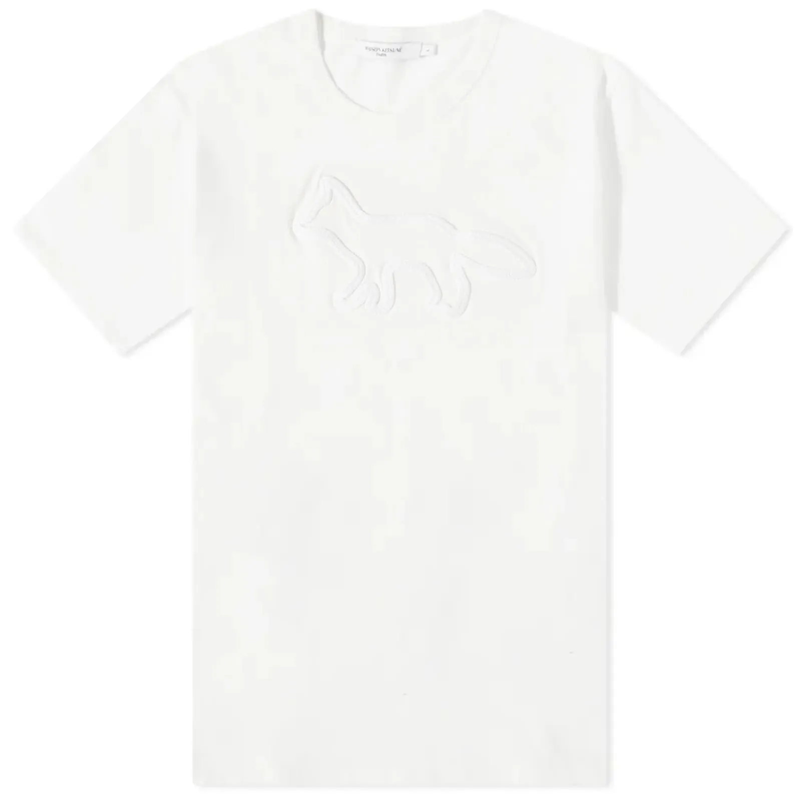 MAISON KITSUNE  |Short Sleeves Logo Designers T-Shirts