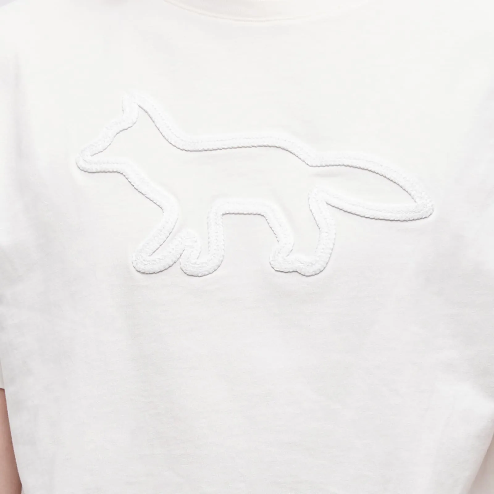 MAISON KITSUNE  |Short Sleeves Logo Designers T-Shirts