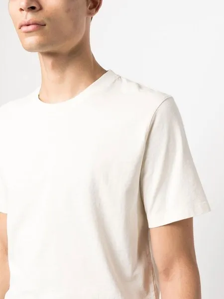 Maison Margiela  |Crew Neck Plain Cotton Short Sleeves Designers