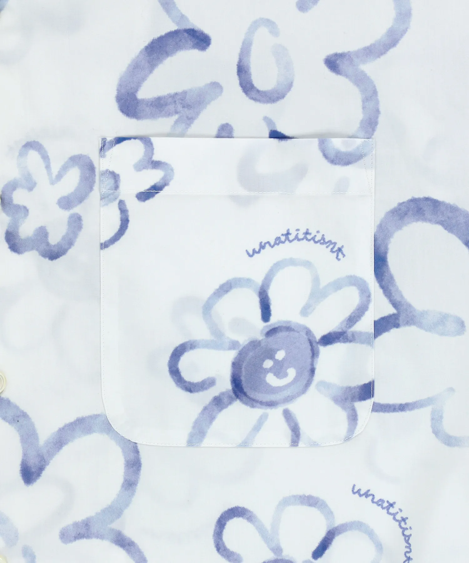 Mark Gonzales  |[WHAT IT ISNT]★FLOWER PATTERNED SHORT SLEEVE SHIRTS