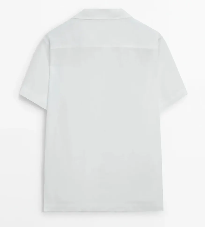 Massimo Dutti  |Linen Short Sleeves Shirts