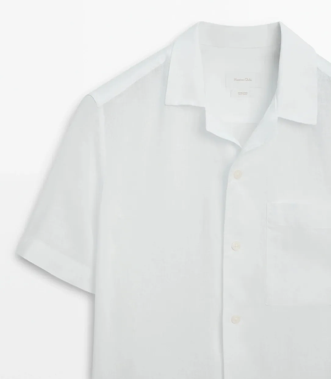 Massimo Dutti  |Linen Short Sleeves Shirts