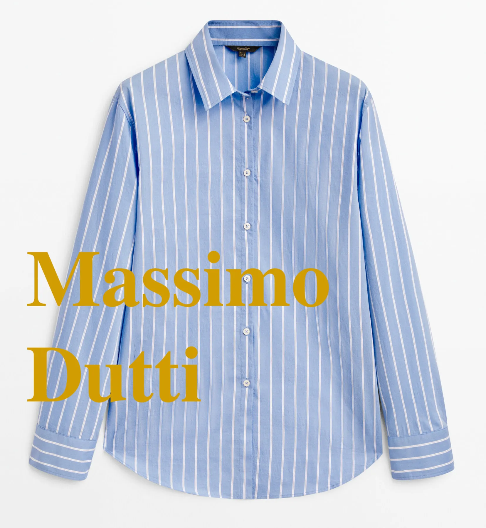 Massimo Dutti  |Stripes Casual Style Shirts & Blouses