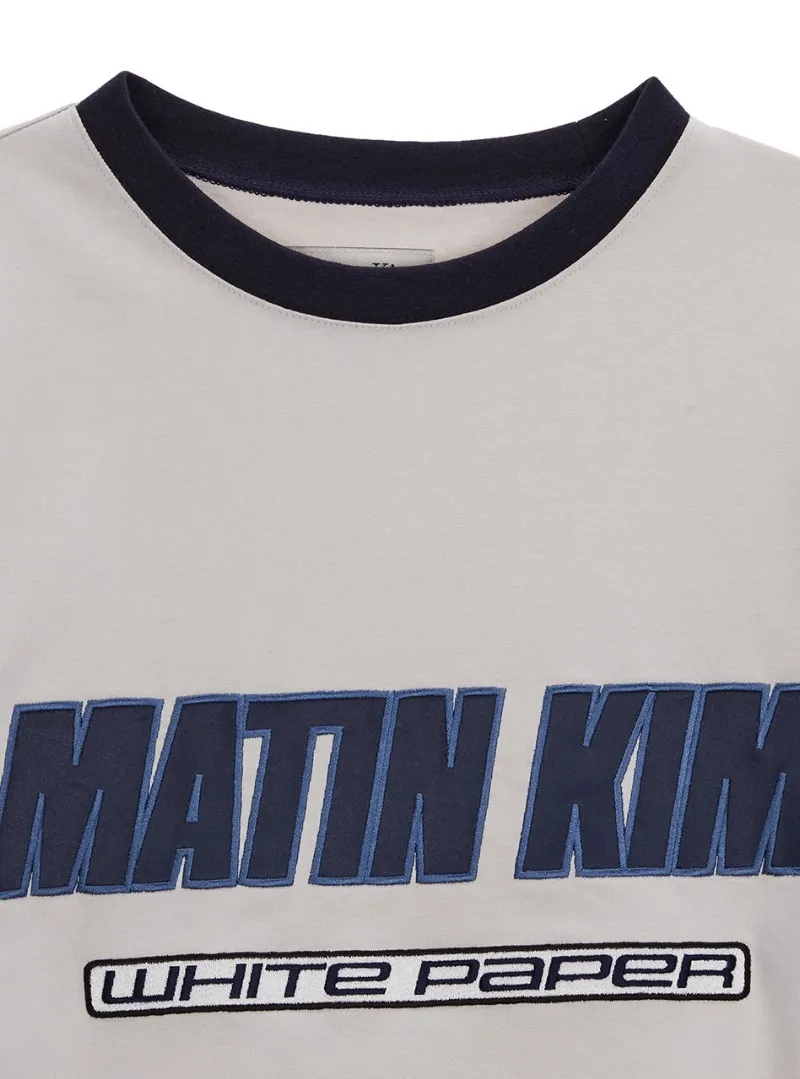 Matin Kim  |Unisex Street Style Logo T-Shirts