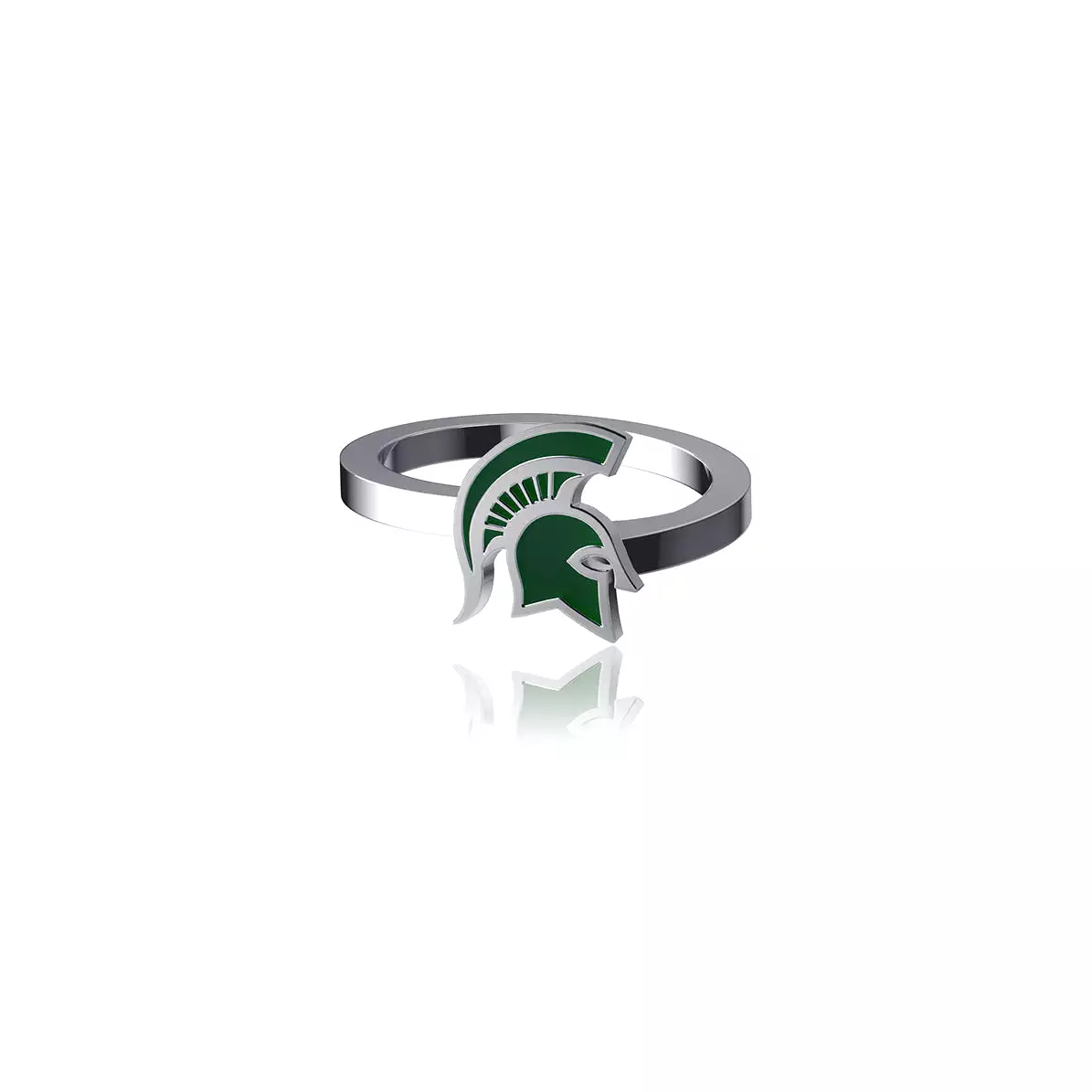 Michigan State University Bypass Ring - Enamel