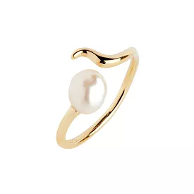 Moon Shine Ring, Gold