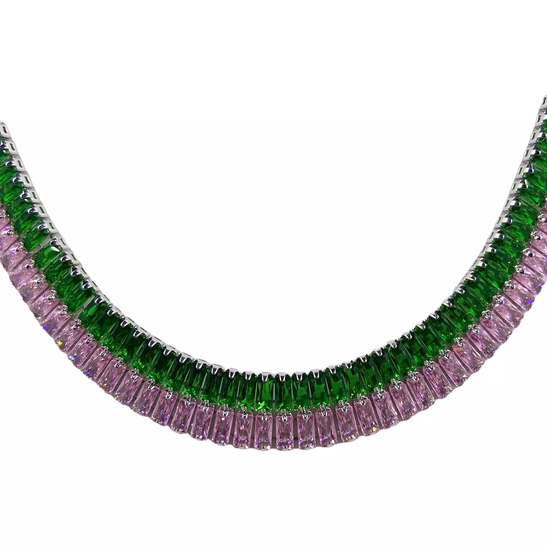 Nara Double Row Tennis Necklace