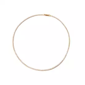 Nickho Rey Tish Tennis Necklace -  Gold