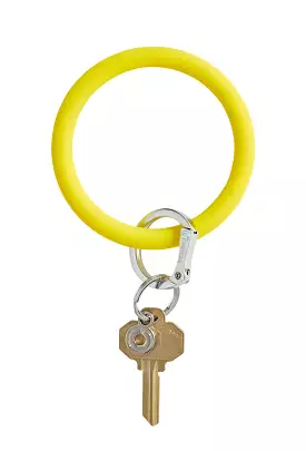 O-Venture Silicone Key Ring in Yes Yellow