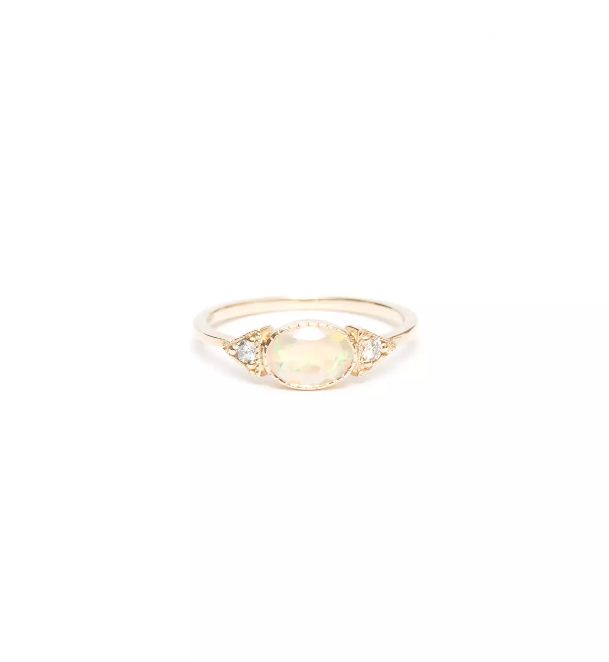 Opal Long Spear Ring