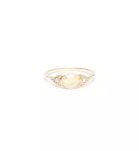 Opal Long Spear Ring