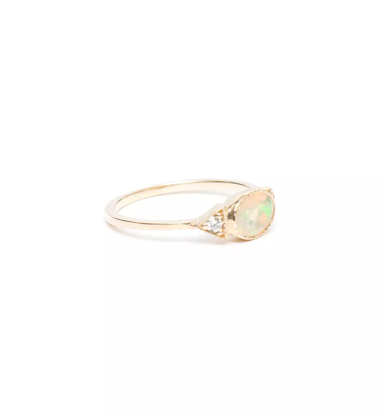 Opal Long Spear Ring