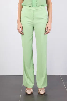 Pantalone Palazzo Fluido Verde