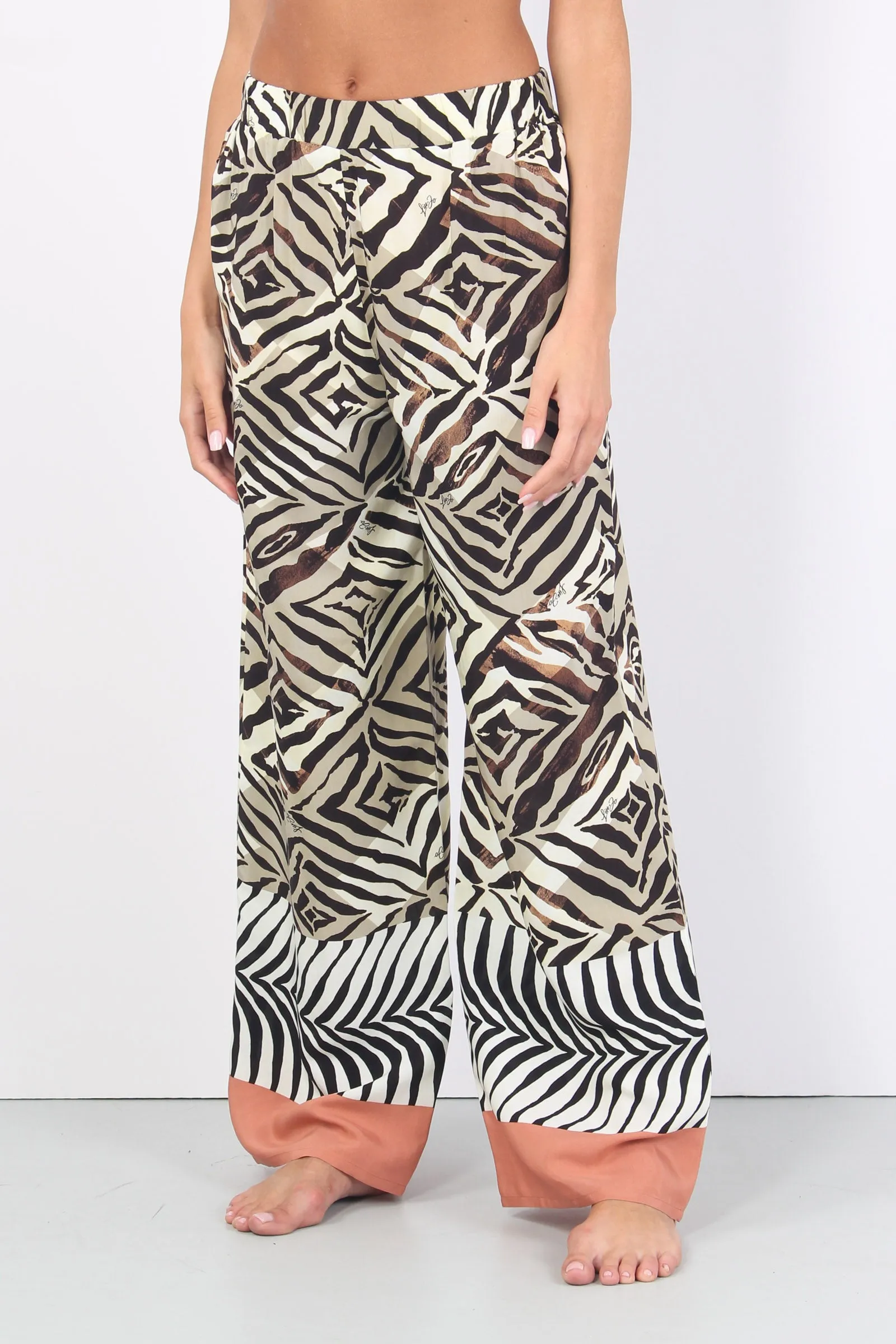 Pantalone Palazzo Zebra Etnic Anim