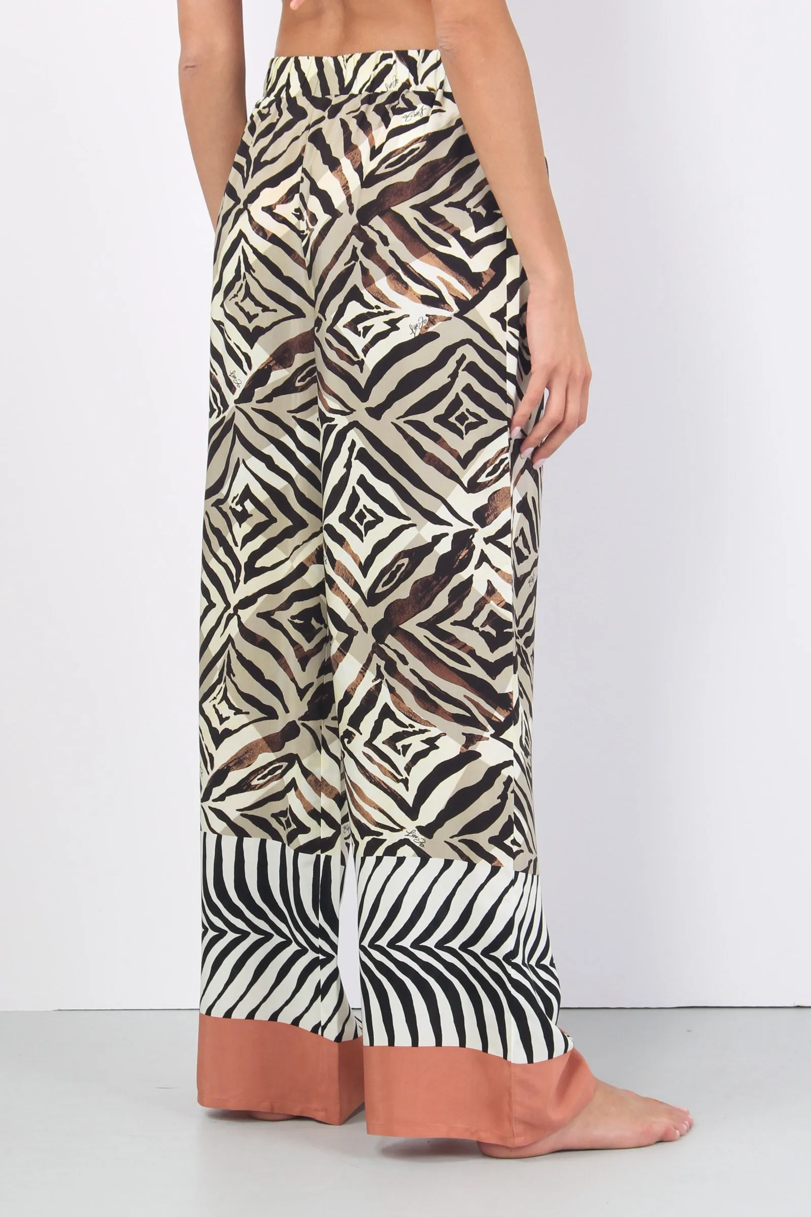 Pantalone Palazzo Zebra Etnic Anim