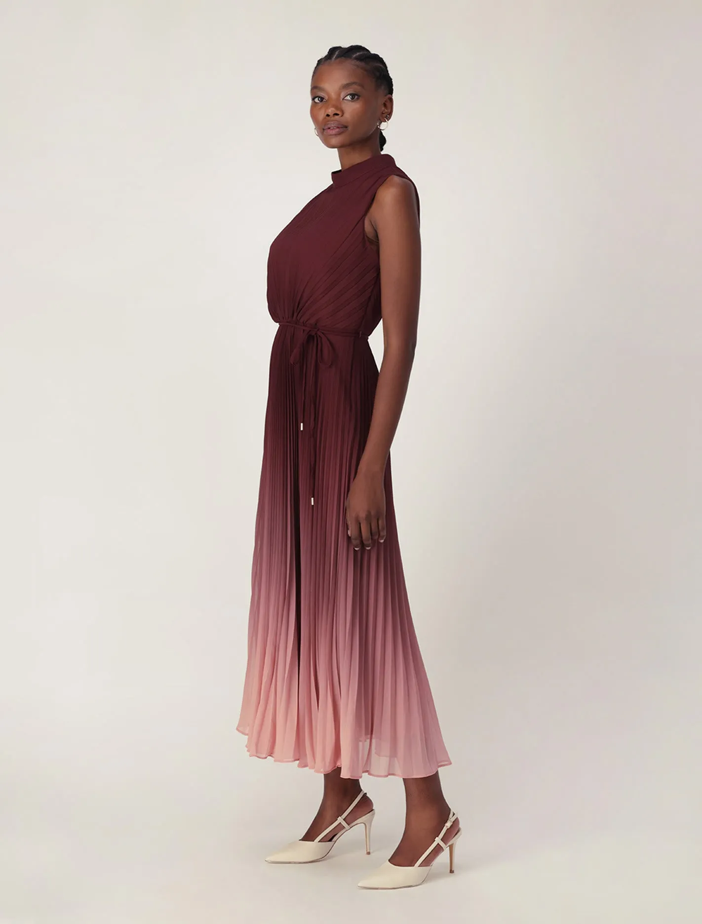 Phillipa Pleated Midi Dress