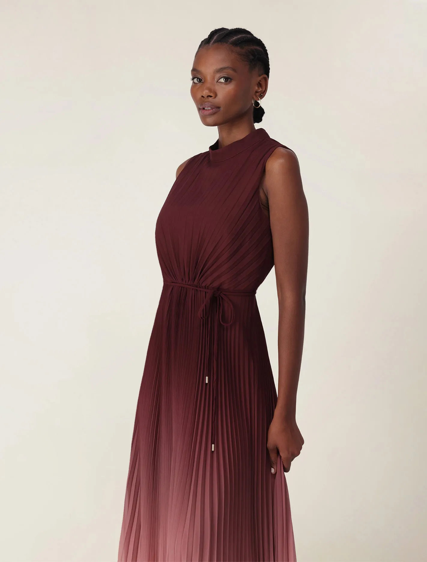 Phillipa Pleated Midi Dress