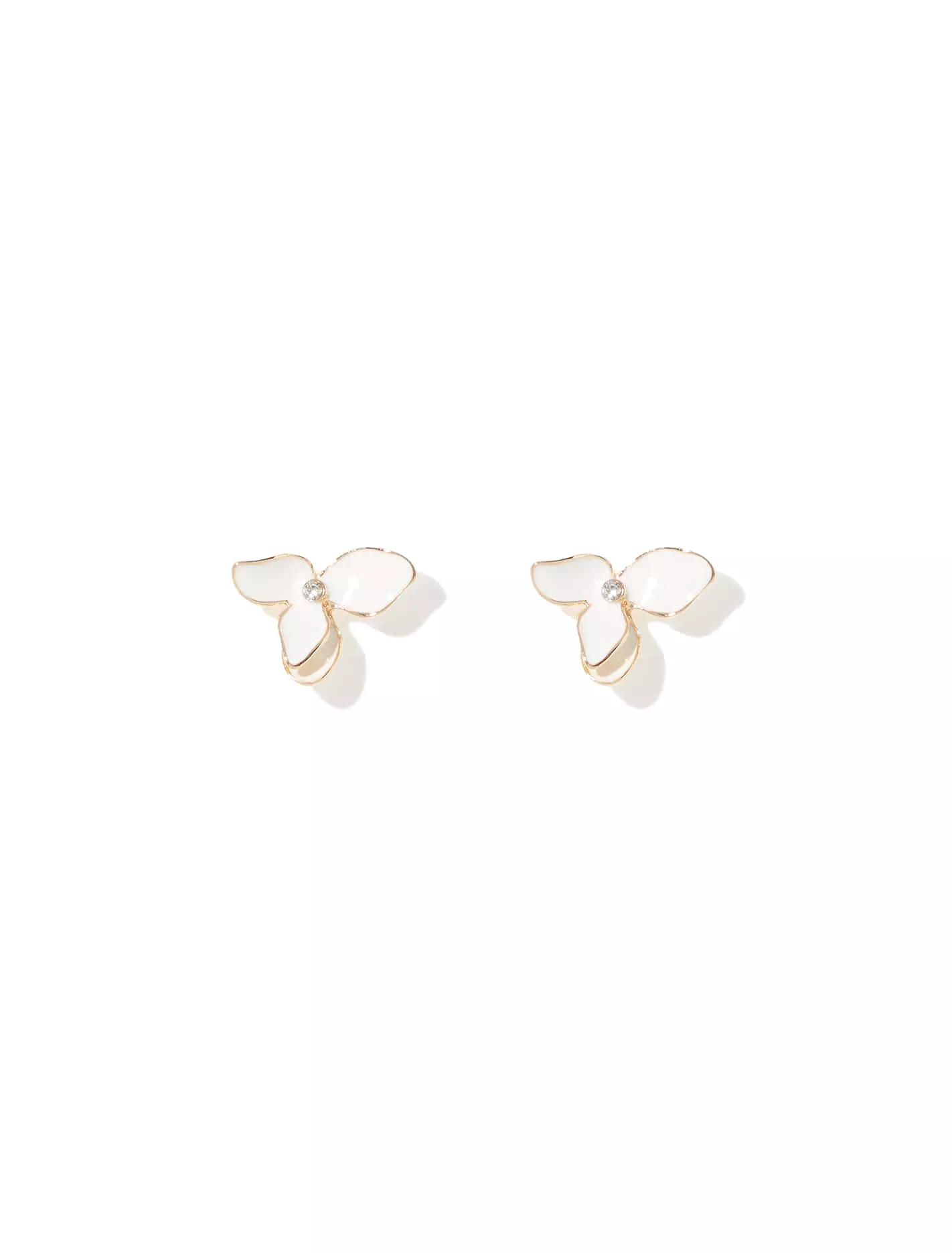 Pru Pretty Enamel Flower Stud Earrings