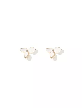 Pru Pretty Enamel Flower Stud Earrings