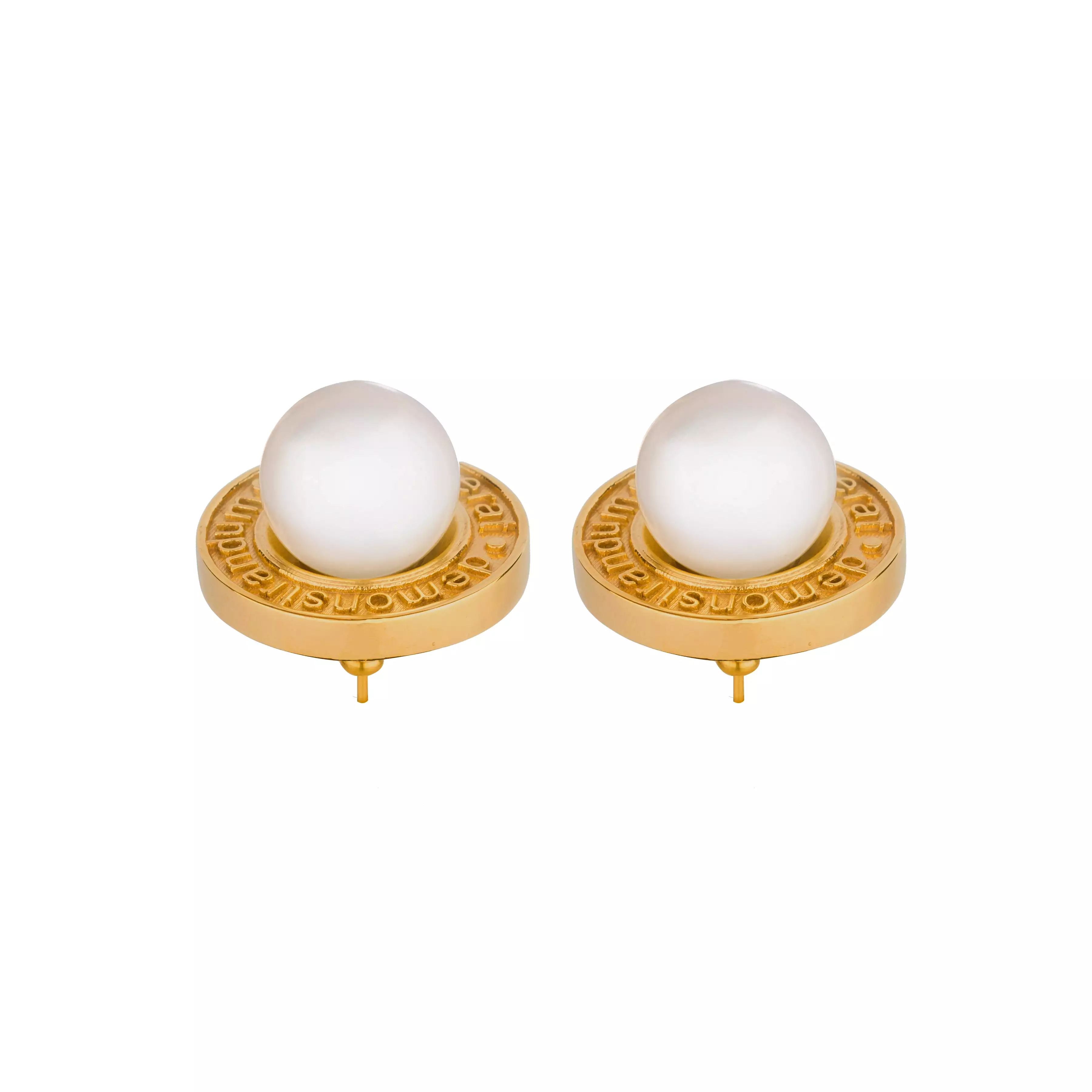 QED Pearl Earrings GOLD