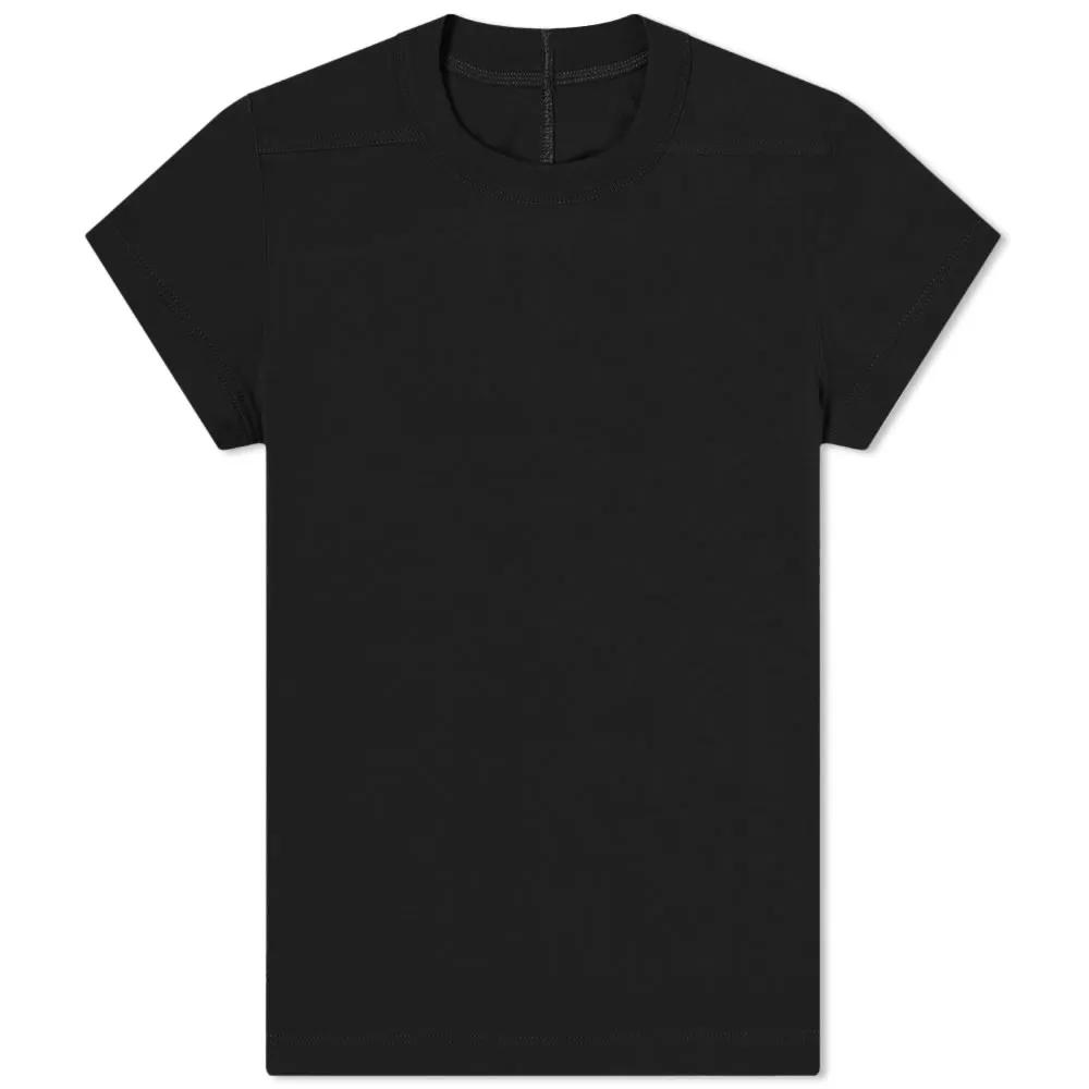 Rick Owens Cropped Level T-ShirtBlack