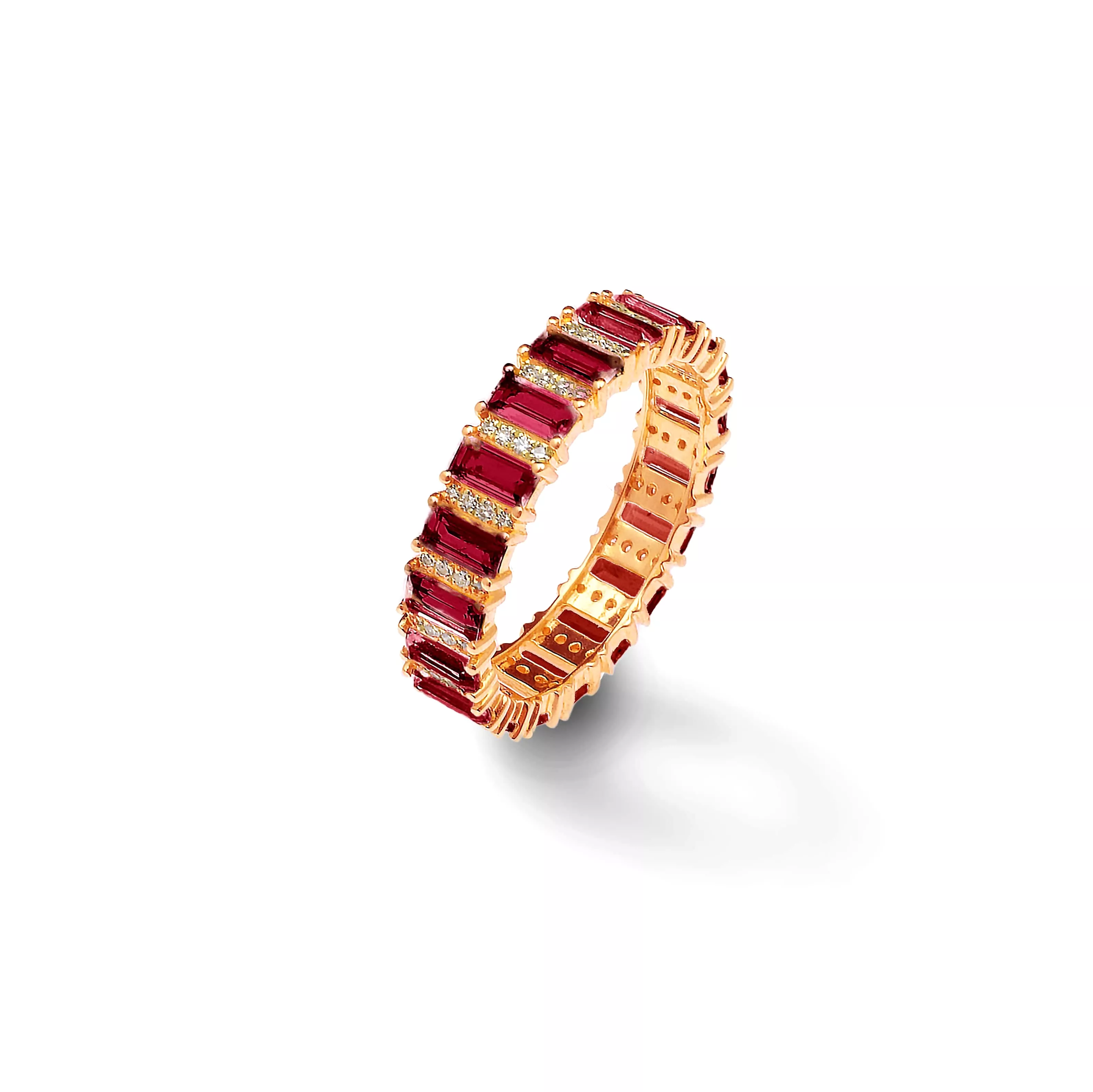 Ruby and Diamond Eternity Ring