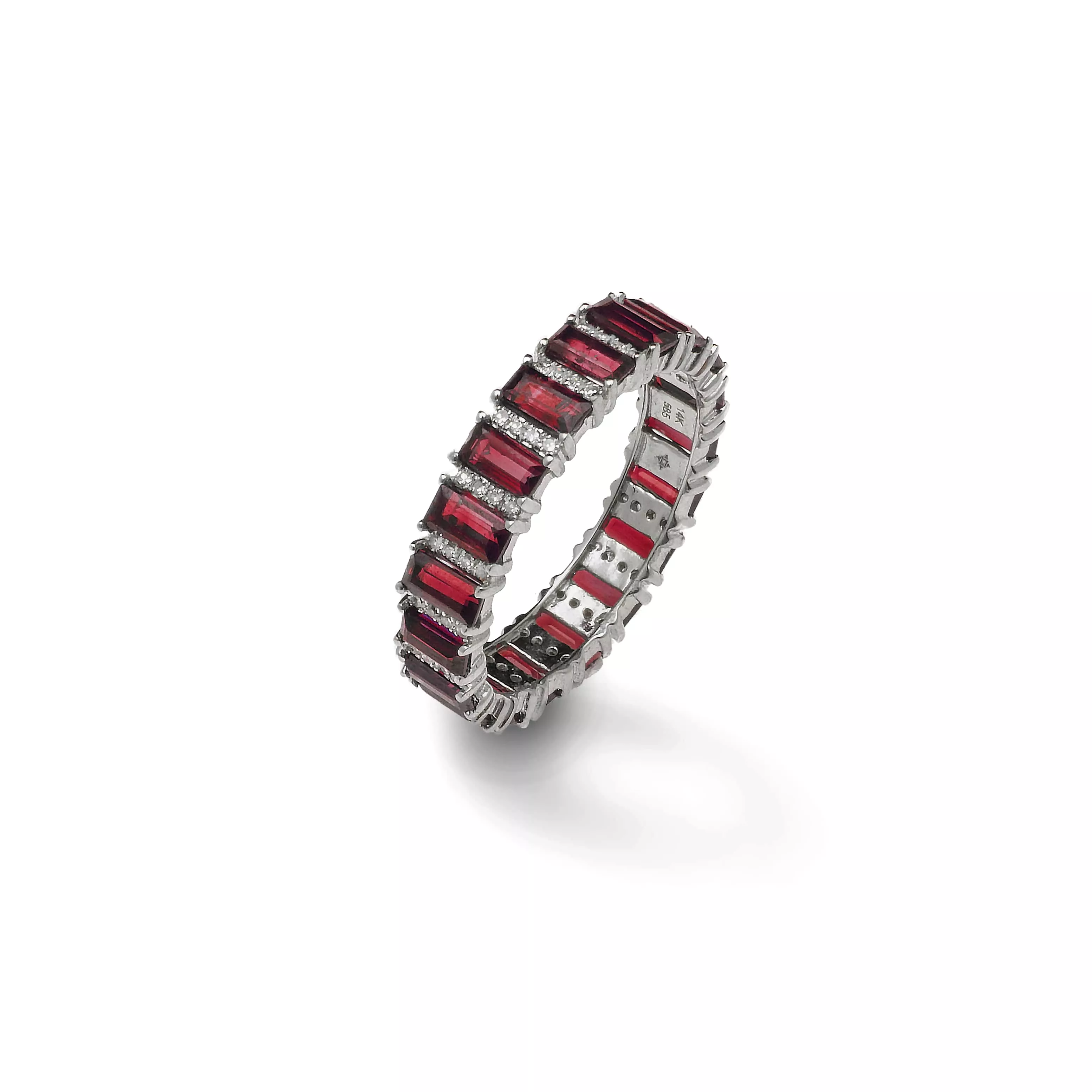 Ruby and Diamond Eternity Ring