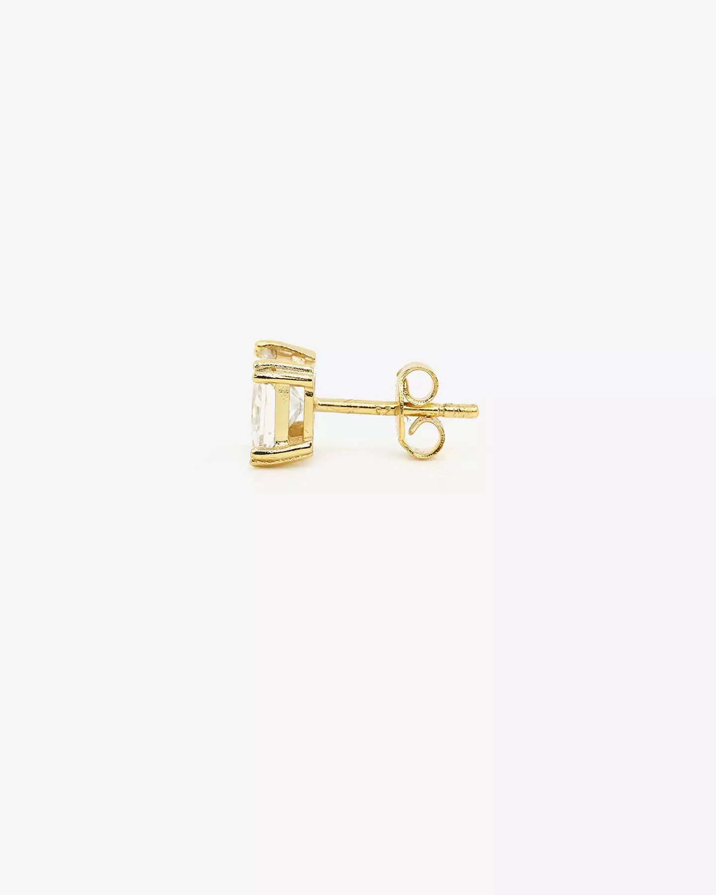 Saint Morta Square Cut Earrings Iced Gold