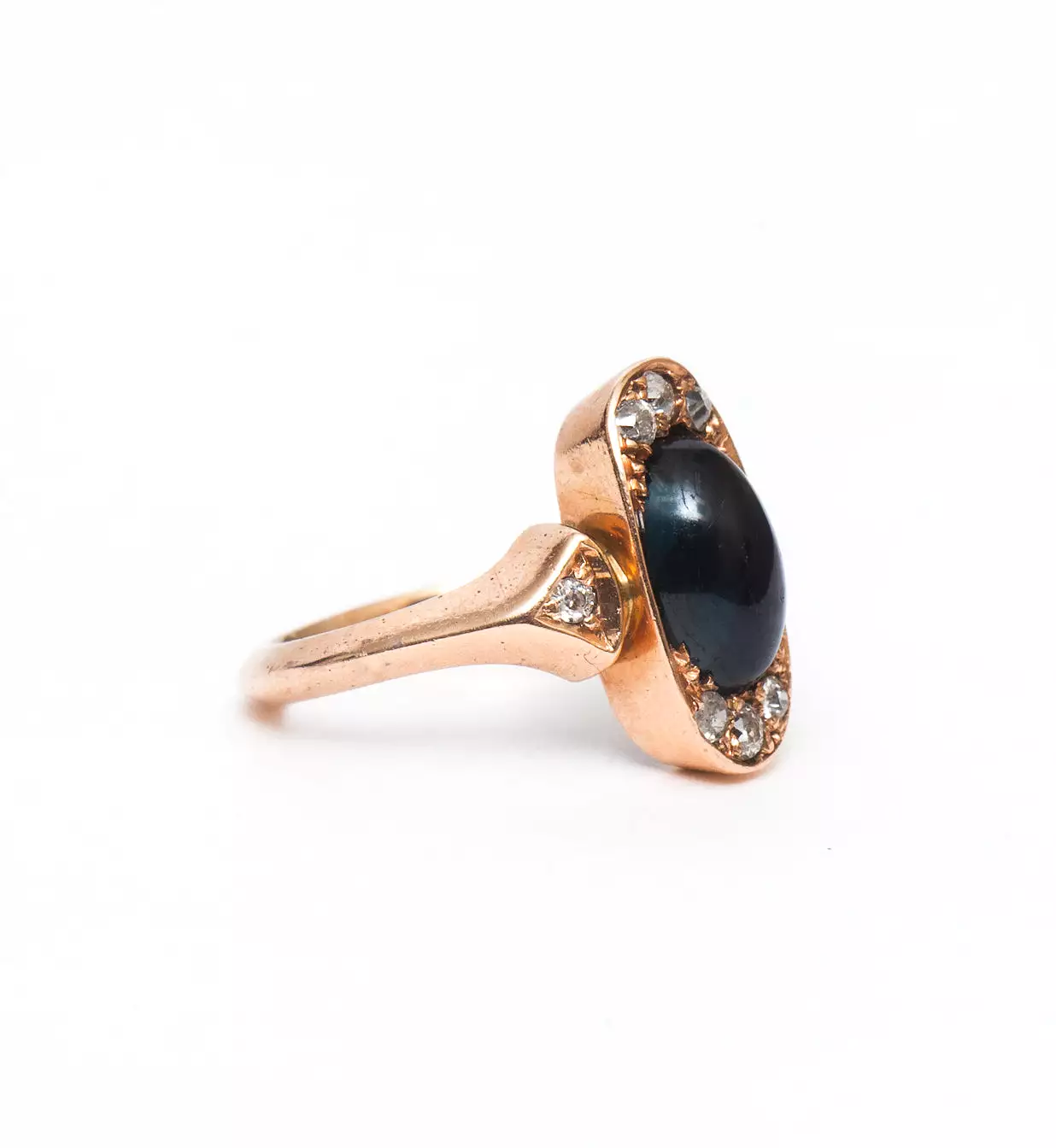 Sapphire Cabochon Cocktail Ring