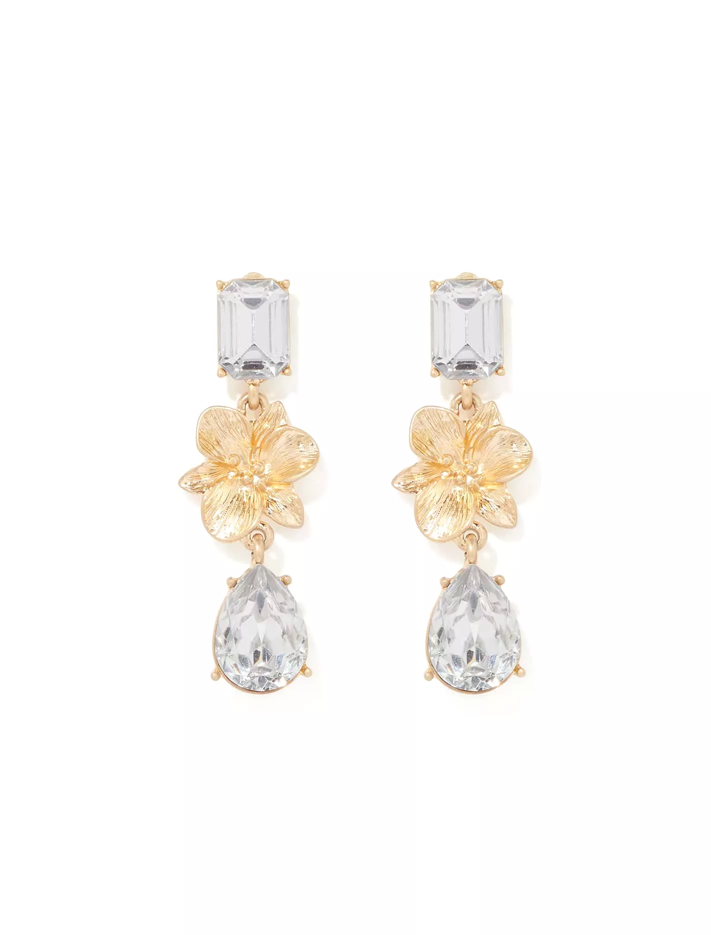 Signature Blythe Glass Flower Drop Earrings