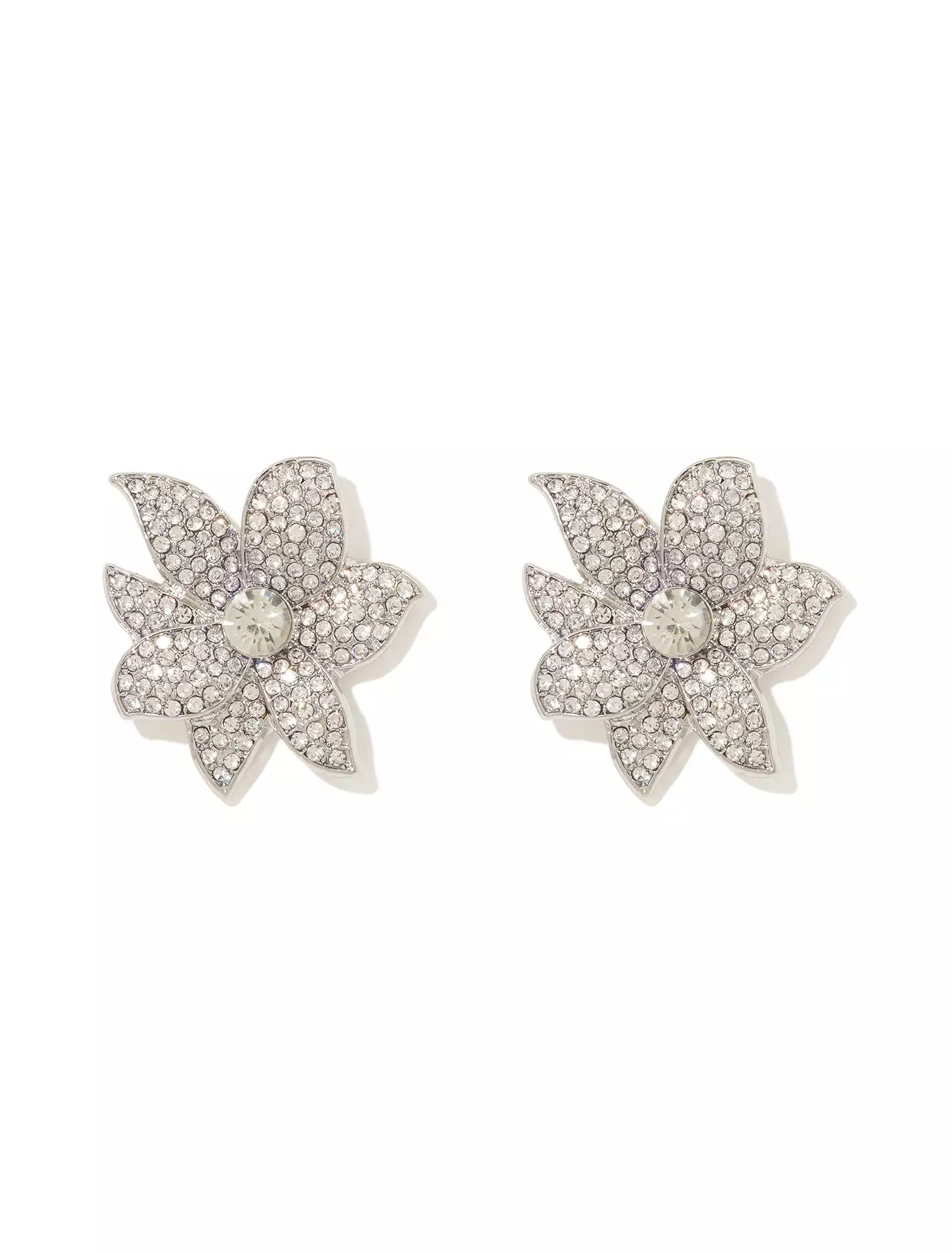 Signature Flo Flower Crystal Earrings