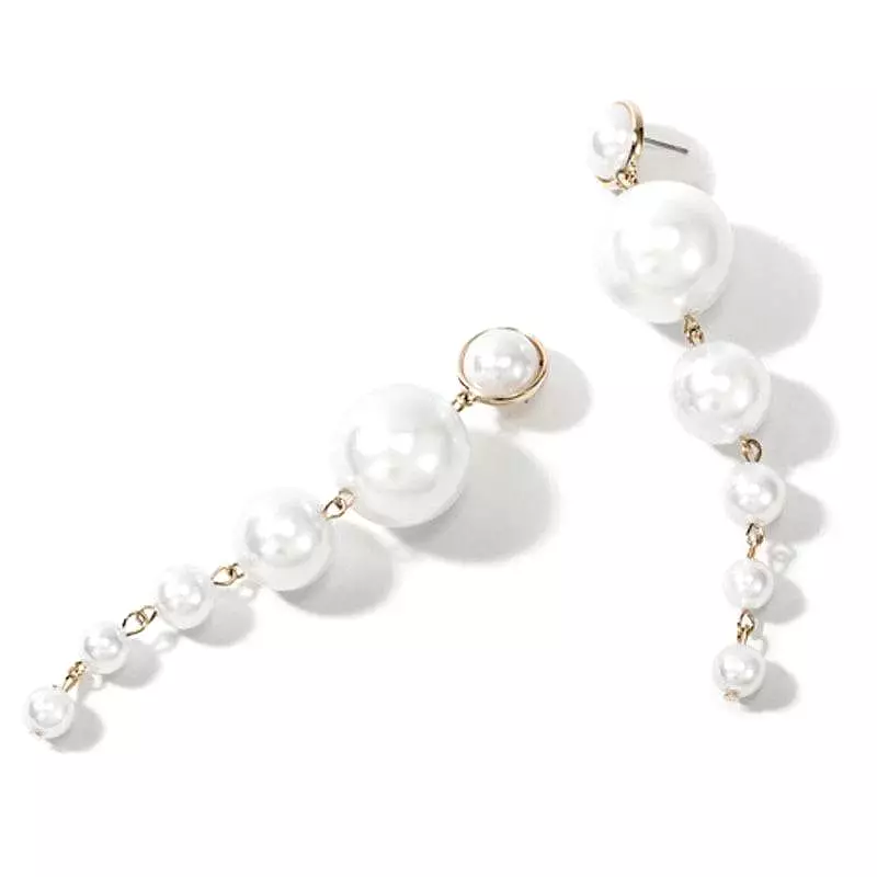 Single Drop Pearl Earrings