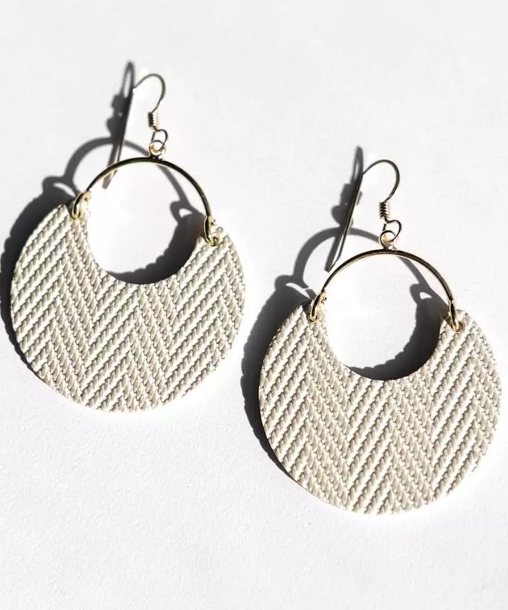 Soft Pearl Nina Earrings - Gold