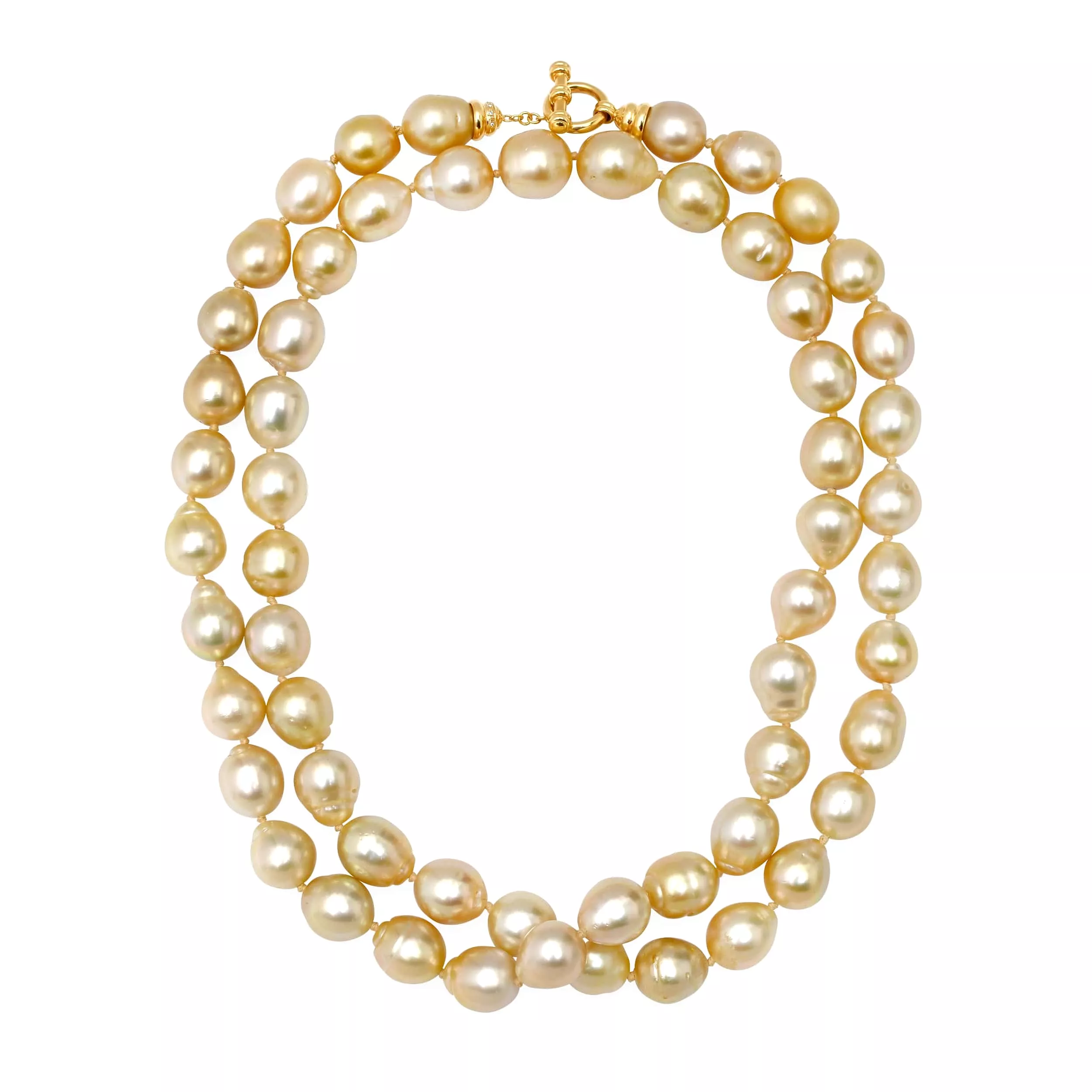 South Sea Champagne Pearl Strand Necklace