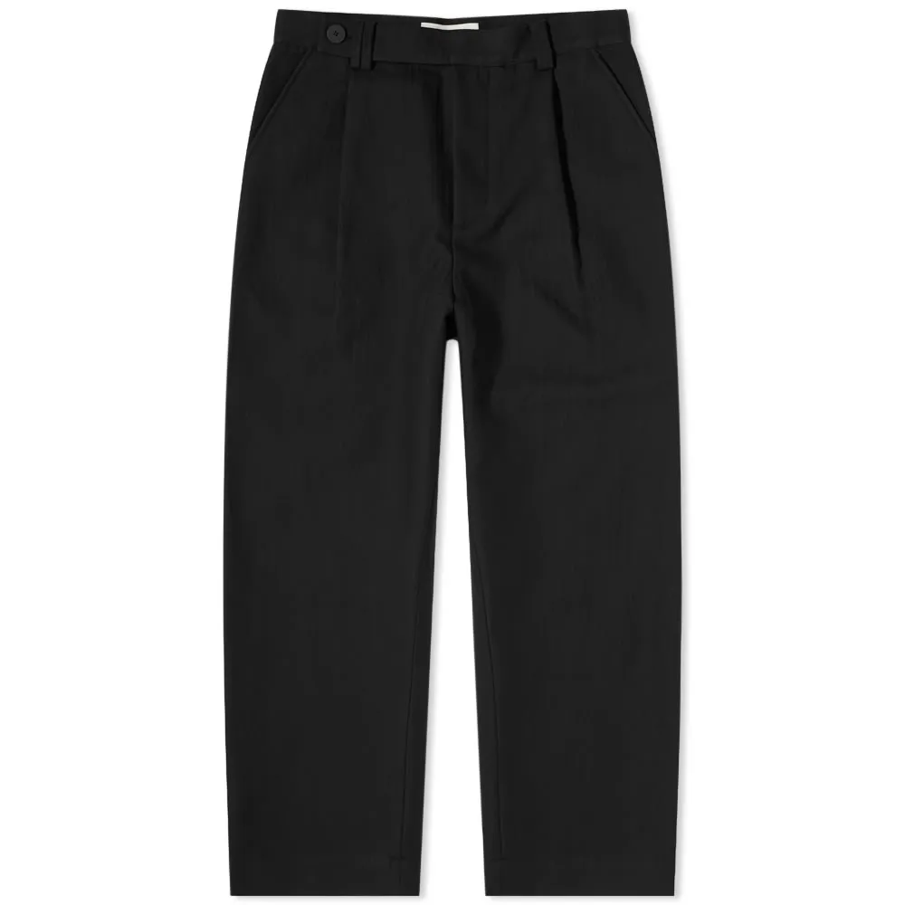 Studio Nicholson Voli Pleated Tapered PantBlack