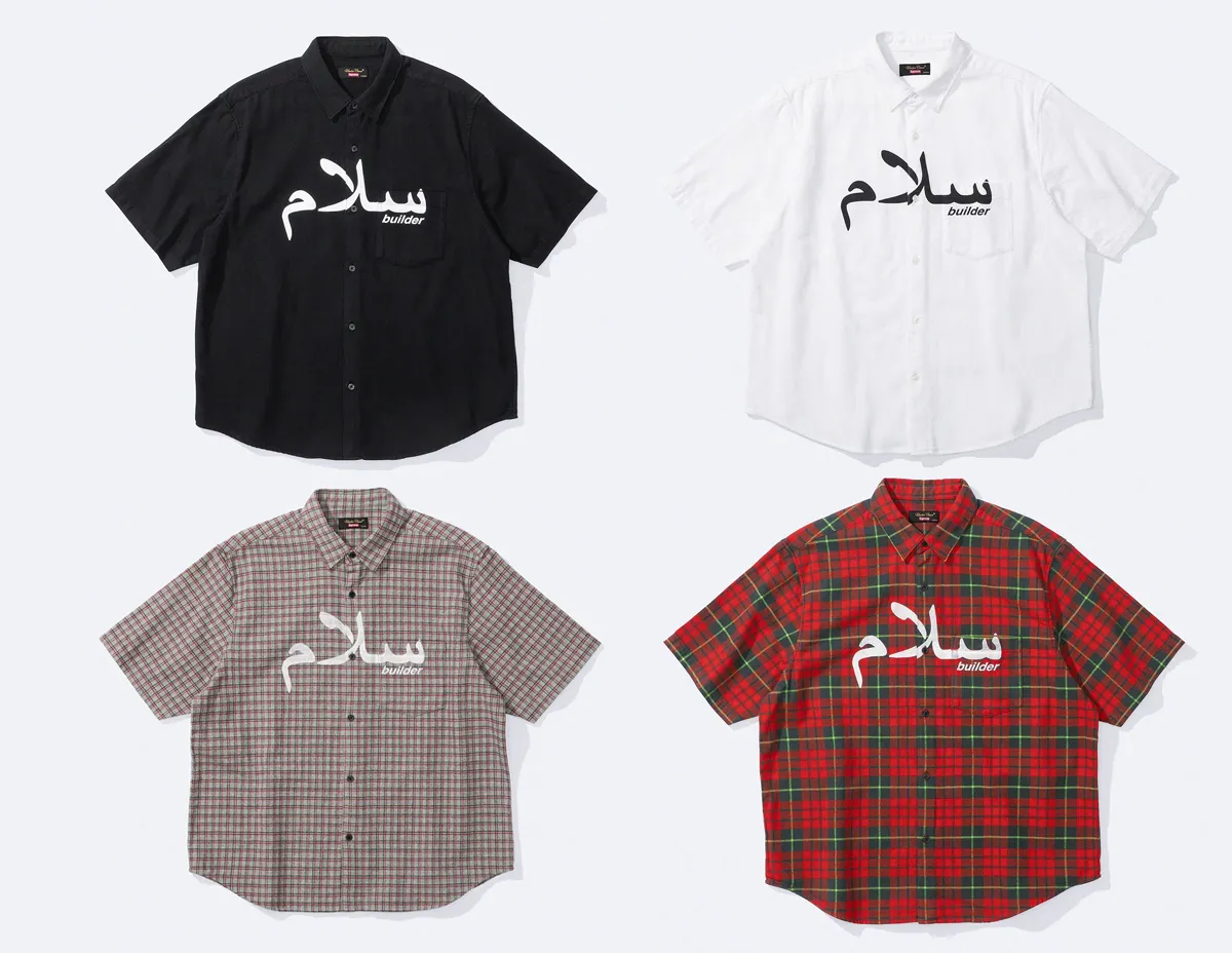 Supreme  |Street Style Logo Skater Style Shirts