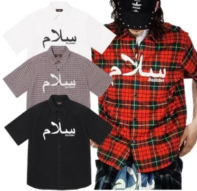 Supreme  |Street Style Logo Skater Style Shirts