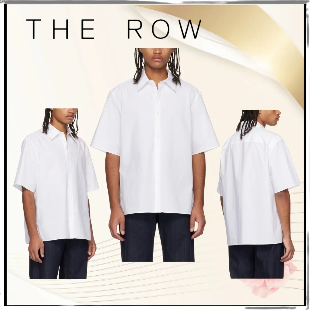 The Row  |Plain Cotton Short Sleeves Shirts