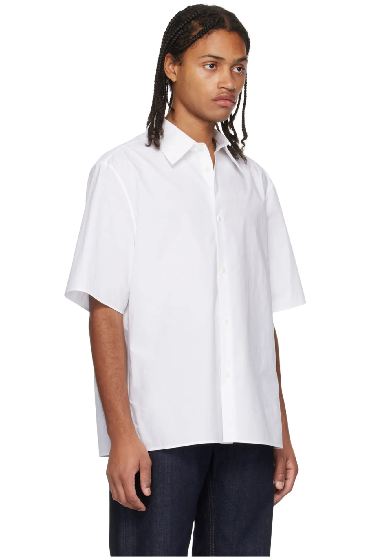 The Row  |Plain Cotton Short Sleeves Shirts