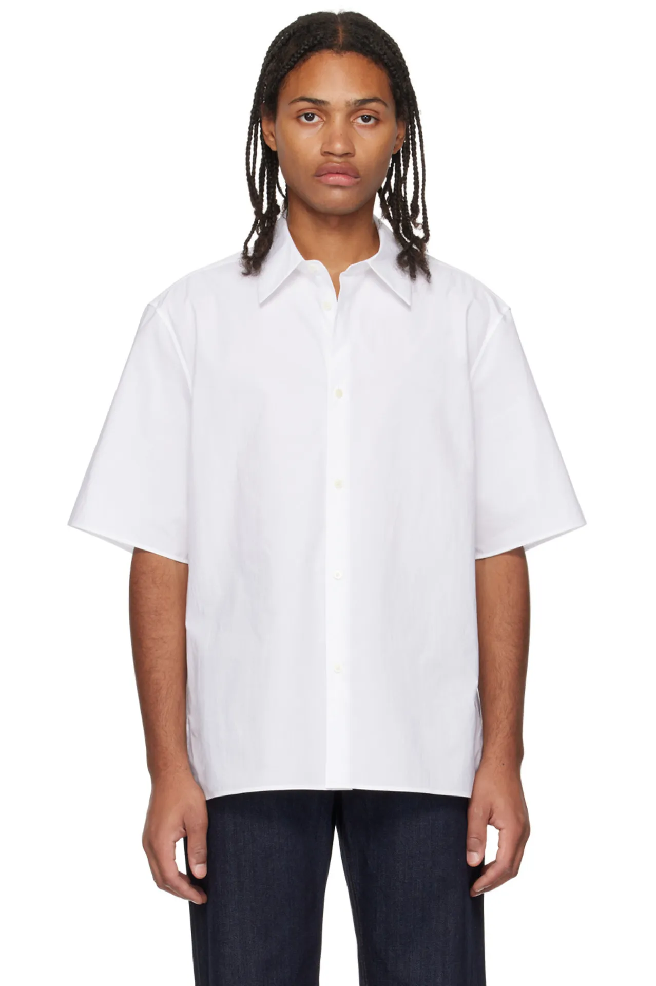 The Row  |Plain Cotton Short Sleeves Shirts