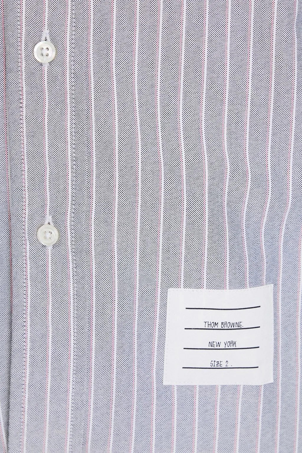 THOM BROWNE  |Stripes Long Sleeves Cotton Bridal Logo Designers Outlet