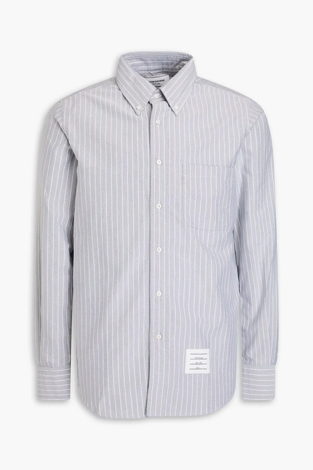 THOM BROWNE  |Stripes Long Sleeves Cotton Bridal Logo Designers Outlet