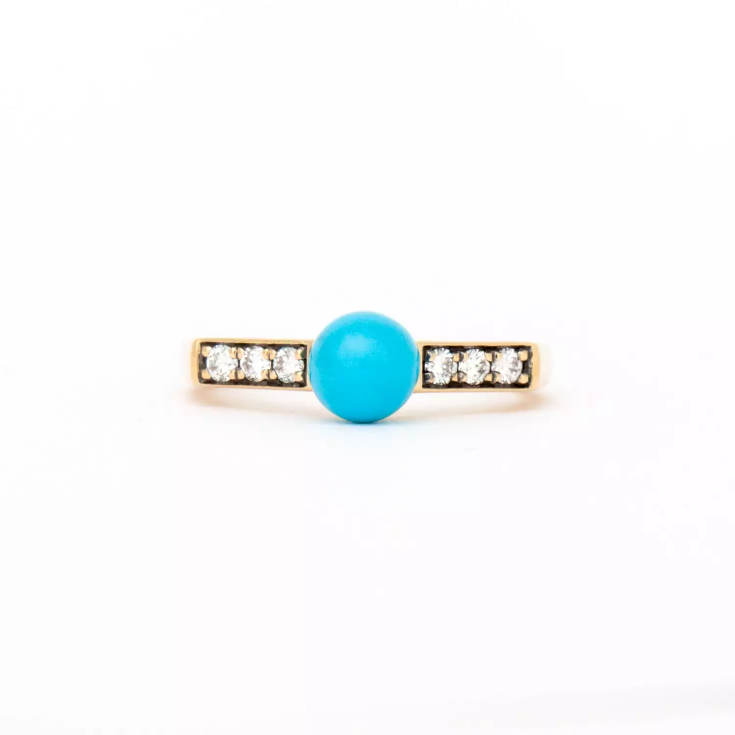 Turquoise Stx & Stone Ring