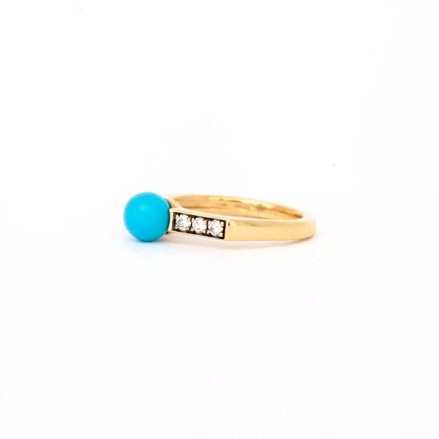 Turquoise Stx & Stone Ring